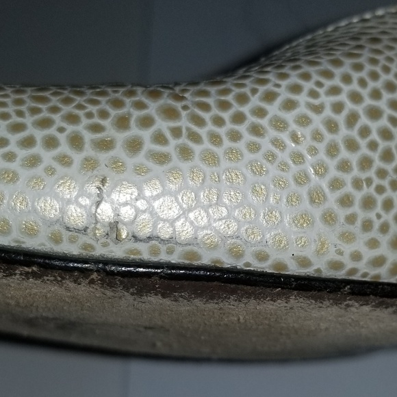Stuart Weitzman Heels Snakeskin Print sz 7 - Picture 4 of 8